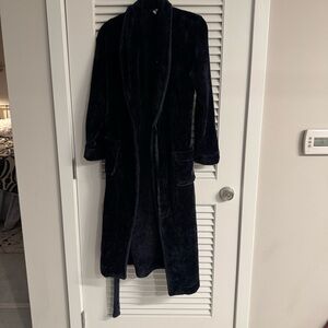 Nordstrom Navy Blue Cozy Robe Intimates Sleepwear